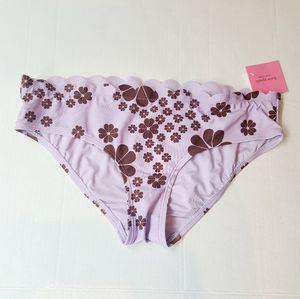 Kate Spade Purple Bikini Bottom L